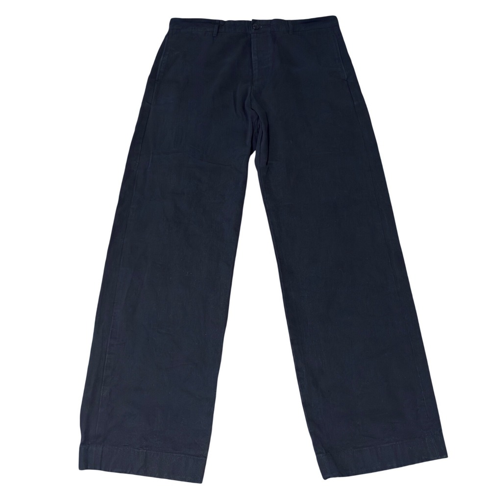 Todd Snyder Japanese Selvedge Chino Pants Mens 36x32 Black Straight Leg